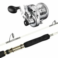 Wholesale 😍 Rod & Reel Combos Shimano Speedmaster 25 2-Speed & Terez OH 66XXH - 50-150lb Trolling/Live Baiting Combo 😍