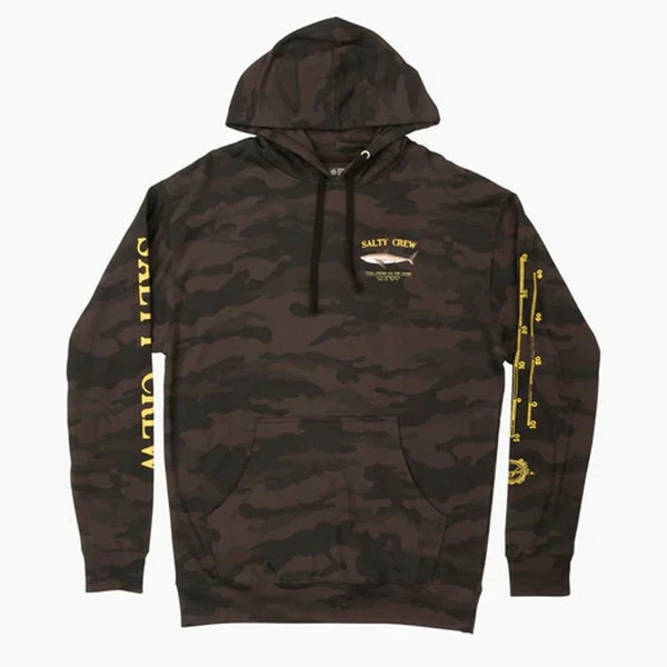 Hot Sale ✔️ Clothing Salty Crew Bruce Hoodie Black Camo 🔥 - Image 2