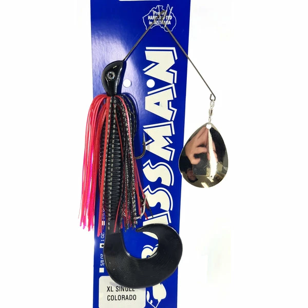 Flash Sale π₯° Bassman Spinnerbaits Murray Cod Lures Bassman XL Single Colorado Spinnerbait 𧨠- Image 2
