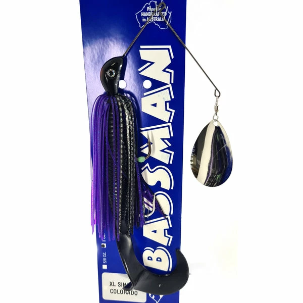 Flash Sale π₯° Bassman Spinnerbaits Murray Cod Lures Bassman XL Single Colorado Spinnerbait π§¨