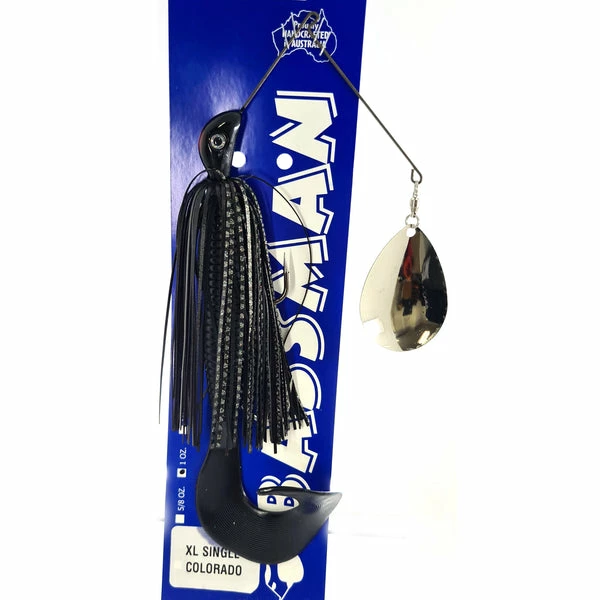 Flash Sale π₯° Bassman Spinnerbaits Murray Cod Lures Bassman XL Single Colorado Spinnerbait 𧨠- Image 4