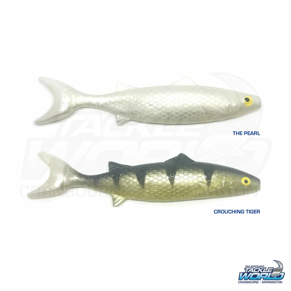 Best Sale π Murray Cod Lures Fuze Seaducer Mullet Soft Plastic π - Image 2