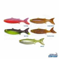 Best Sale 👍 Murray Cod Lures Fuze Seaducer Mullet Soft Plastic 😀