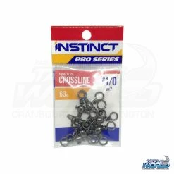 Cheap 😀 Terminal Tackle Instinct Pro Series Black Crossline Swivels 🤩