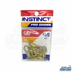 Best Sale ✨ Terminal Tackle Instinct Pro Series Brass Snap Interlock Swivels 😍