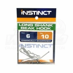 Hot Sale 👏 Instinct Long Shank Beak #6 Hook BULK 100 Hooks 😉