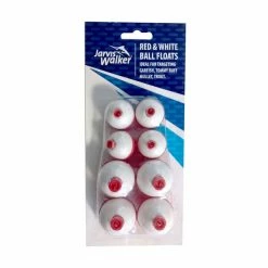 New ✔️ Jarvis Walker Terminal Tackle Red & White Bobber Float - X4 Med & X4 Lrg 🔔