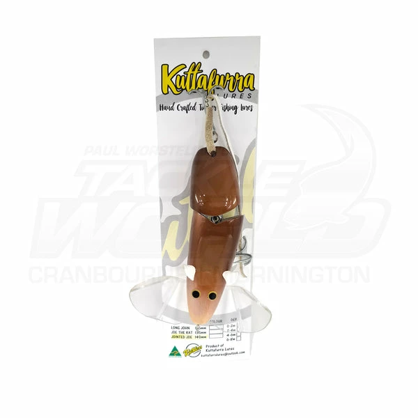 Best Pirce ❤️ Murray Cod Lures Kuttafurra Joe The Rat Jointed Top Water Cod Lure ⭐ - Image 2