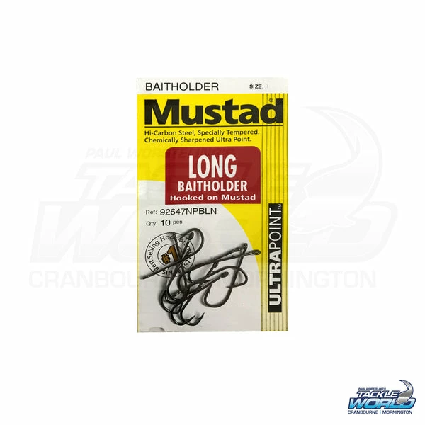 New π₯° Mustad Long Baitholder Hooks π