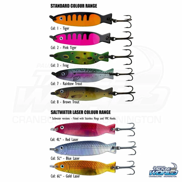 Promo π― Tackle World Cranbourne & Mornington Lures Pegron Minnow π§¨