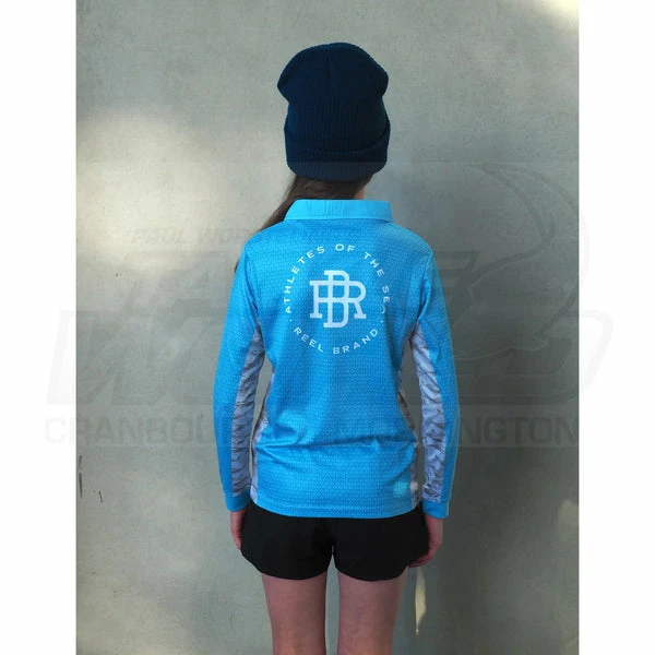 Budget π Clothing Reel Brand Kids Tropi-cool π Shirt Light Blue π - Image 2