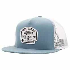 Buy 🔥 Hats Caps Beanies Salty Crew Boneyard Trucker Indigo/White ✨