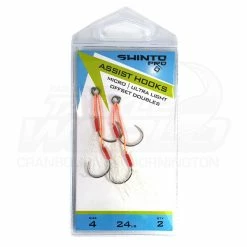 Coupon 😀 Shinto Pro Assist Hooks - Ultra Light Offset Doubles 🤩