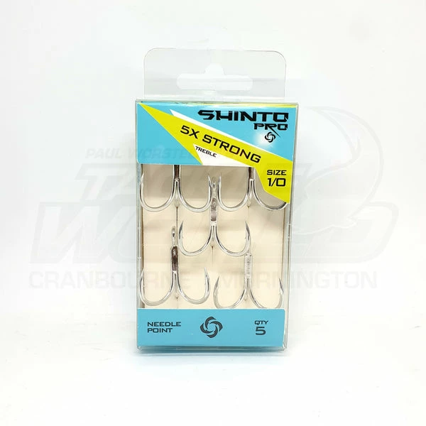 New β Shinto Pro Hooks - 5X Tin Treble Hooks π€©
