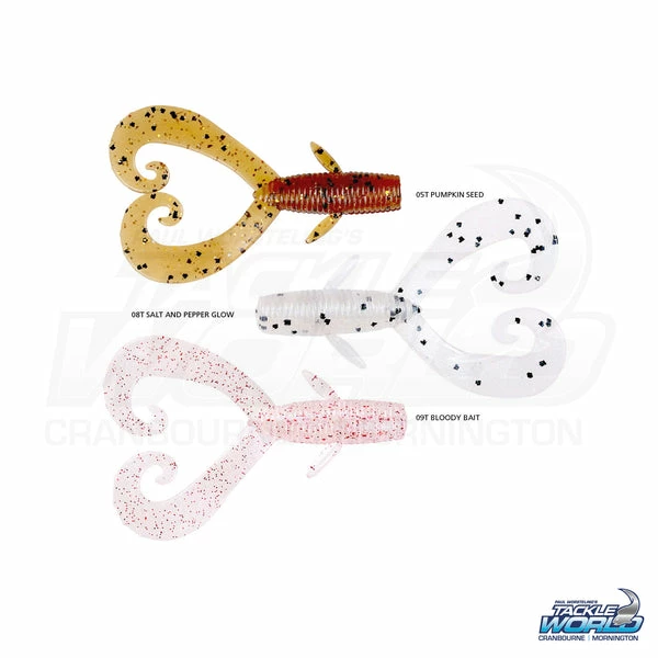 Hot Sale β¨ Lures Squidgies Bio Tough Double Tail Grub β - Image 2