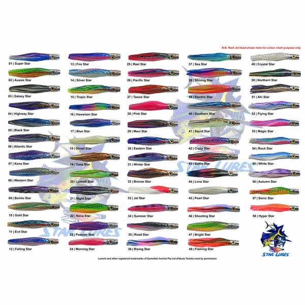 Budget β Skirted Lures Star Lures Reef Jet Lures π